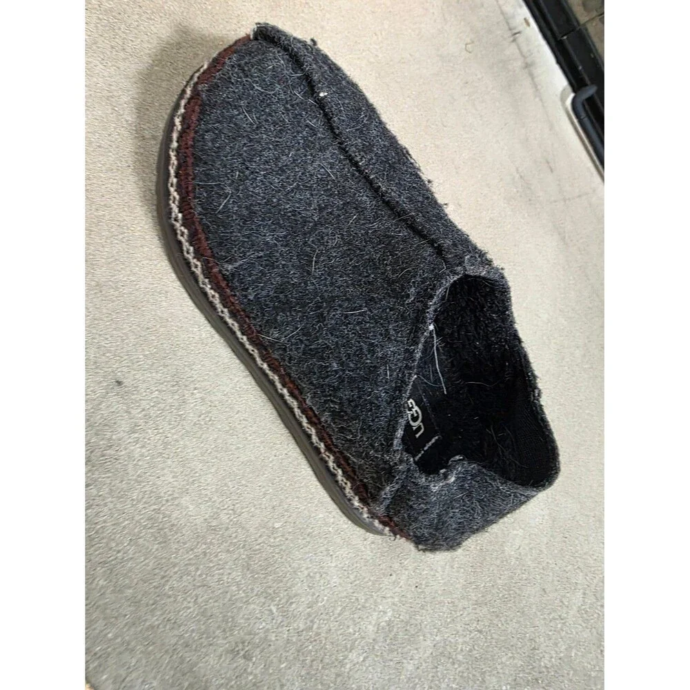 UGG TASMAN REFELT Gray NORDIC PLATFORM SLIPPERS SHOES SIZE 8 WOMEN
